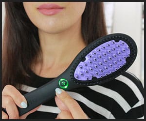 Hair Straightening Brush Compact Design